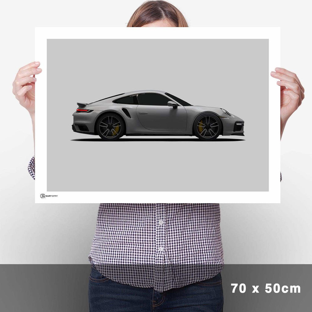 911 Turbo (992) Poster Seite - Cartistry