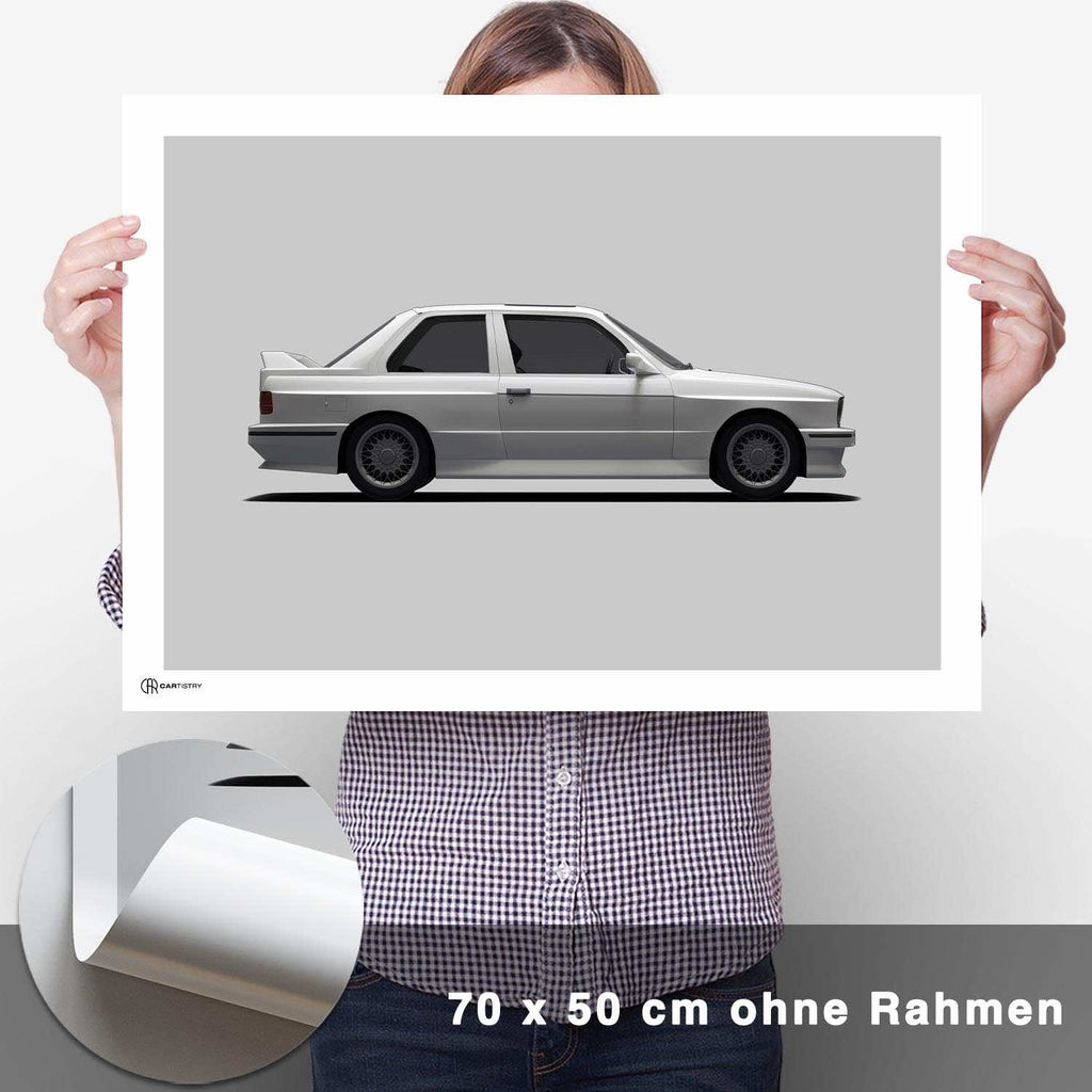 M3 E30 Poster Seite - CARTISTRY