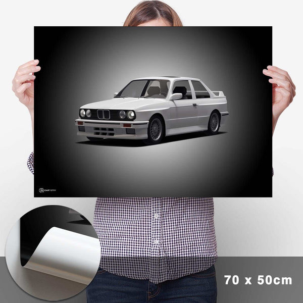 Lade das Bild in den Galerie-Viewer, M3 E30 Poster Front - Cartistry
