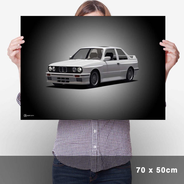 Lade das Bild in den Galerie-Viewer, M3 E30 Poster Front - Cartistry
