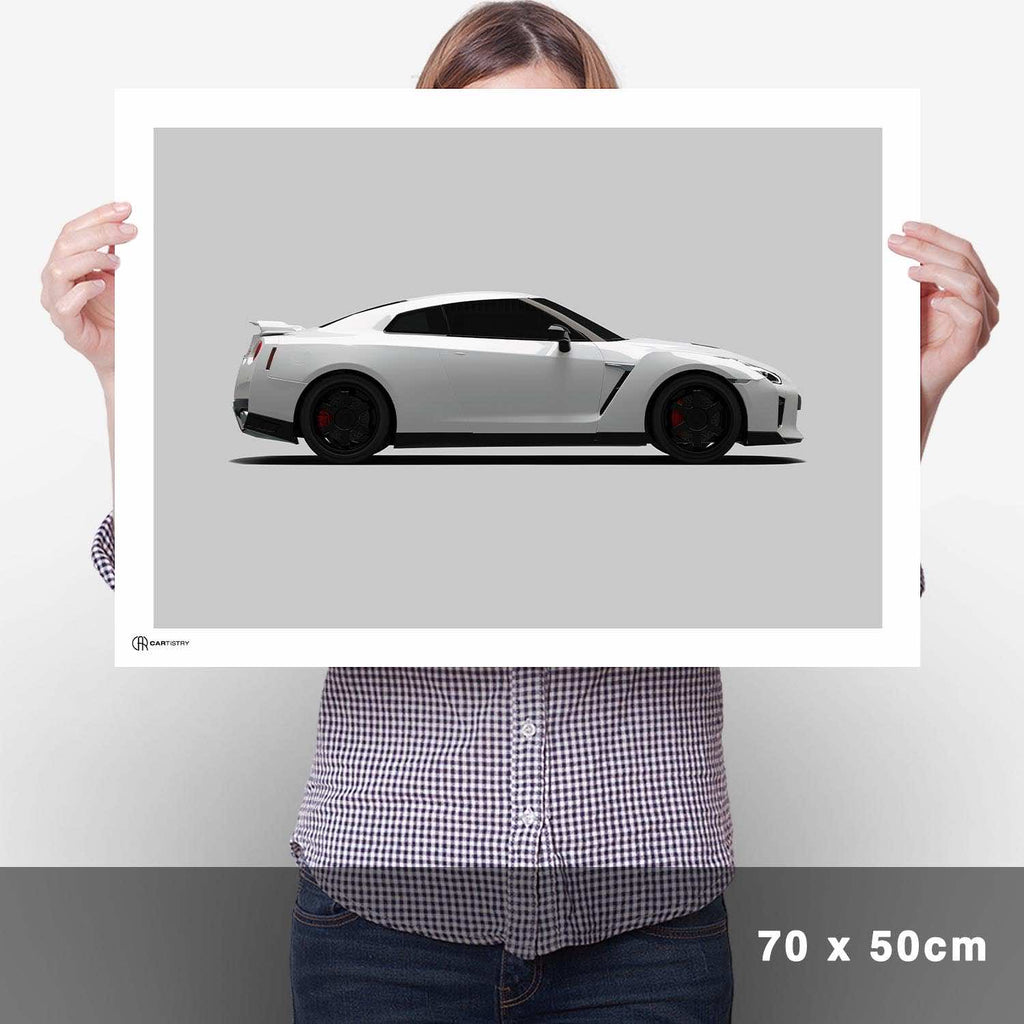 Nissan GT-R R35 Poster Seite | CARTISTRY