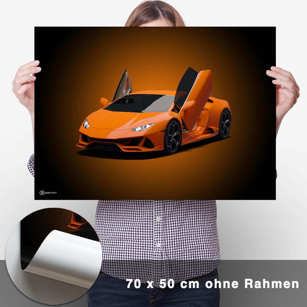 Lade das Bild in den Galerie-Viewer, Huracan Poster - CARTISTRY
