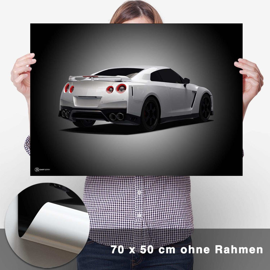 GT-R R35 Poster - CARTISTRY