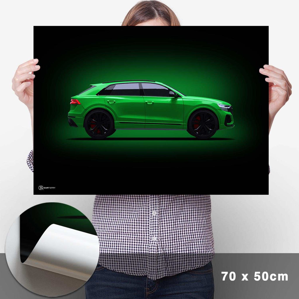 RS Q8 Poster Seite Dunkel - Cartistry