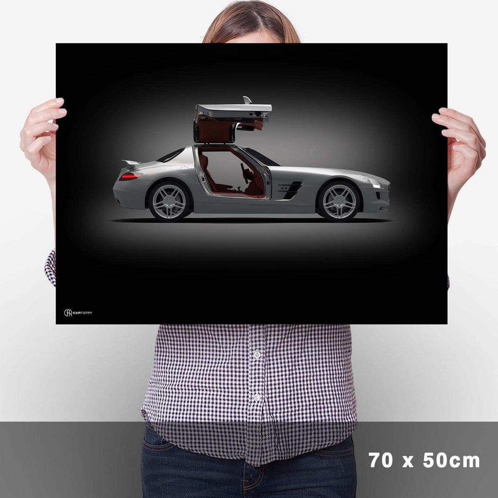 SLS AMG Poster Seite Dunkel - Cartistry