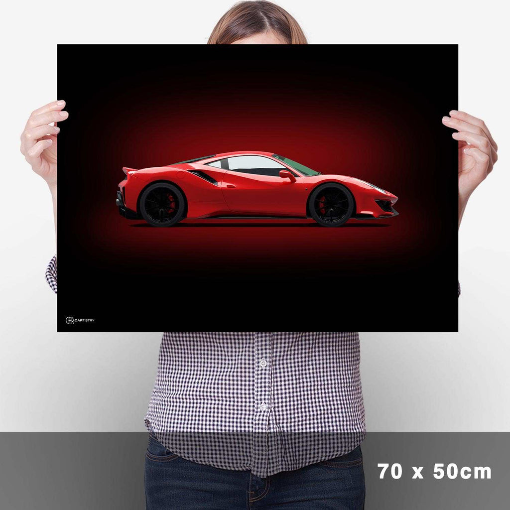 488 Pista Poster Seite Dunkel - Cartistry