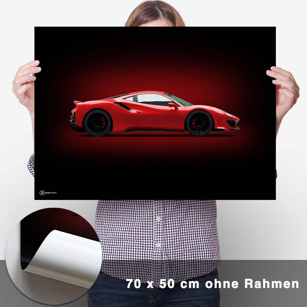 488 Pista Poster Seite Dunkel - CARTISTRY