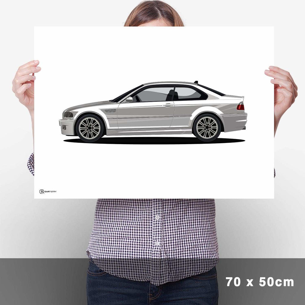 M3 E46 Artwork Poster Hell - Cartistry