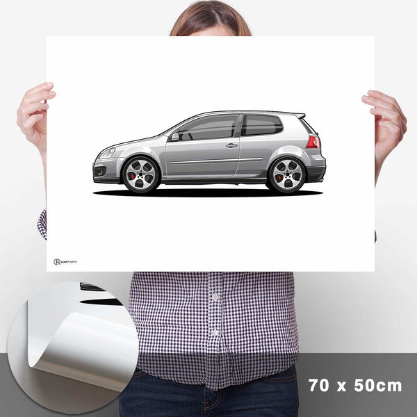 Lade das Bild in den Galerie-Viewer, Golf 5 GTI Poster Hell - Cartistry
