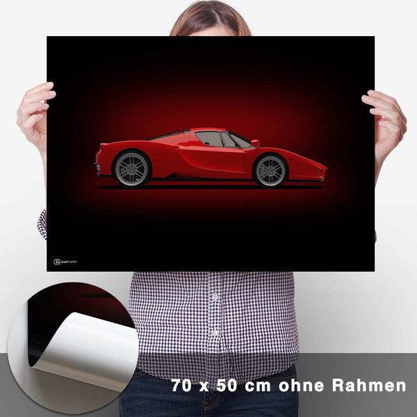 Lade das Bild in den Galerie-Viewer, Enzo Poster Seite Dunkel - CARTISTRY
