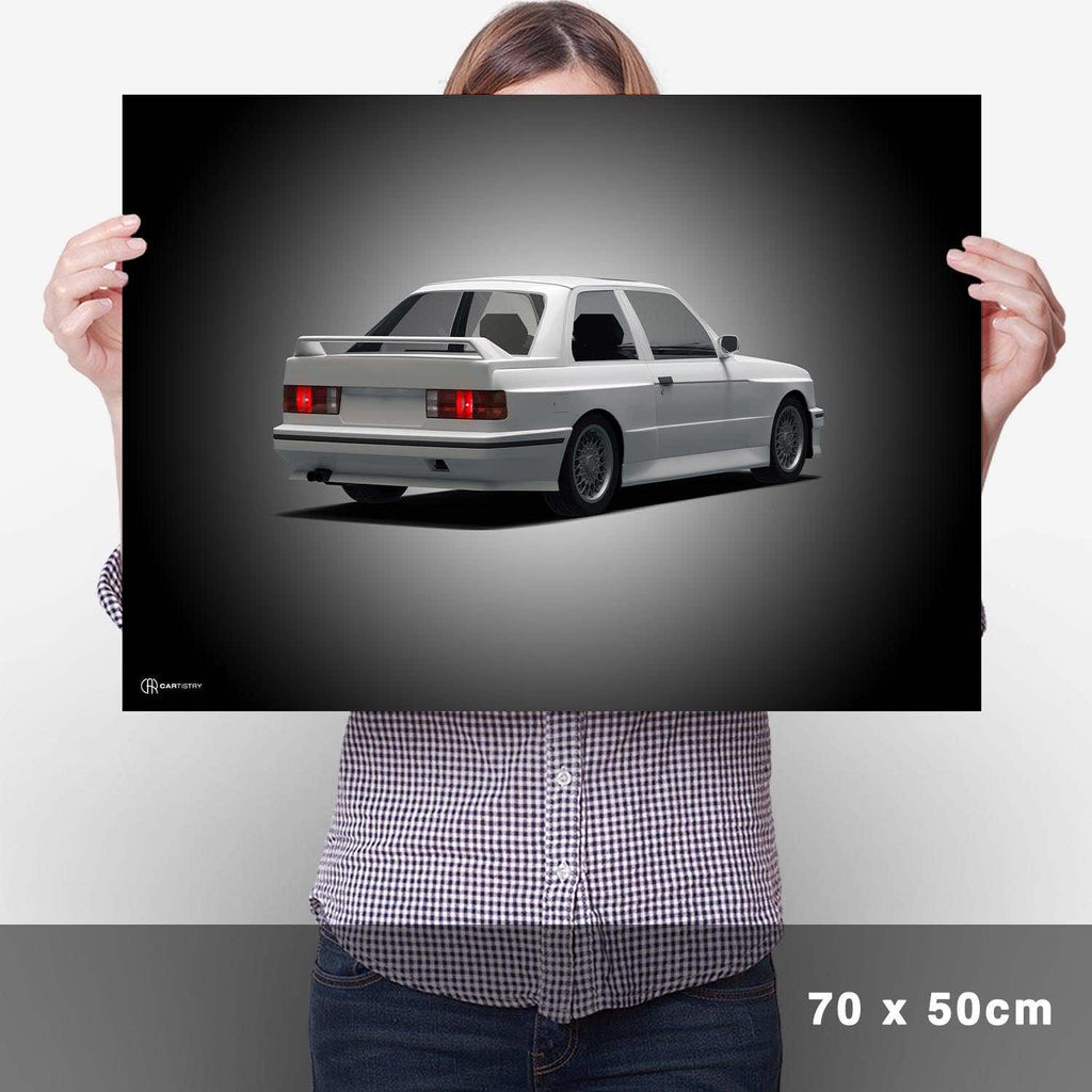 M3 E30 Poster Heck - Cartistry