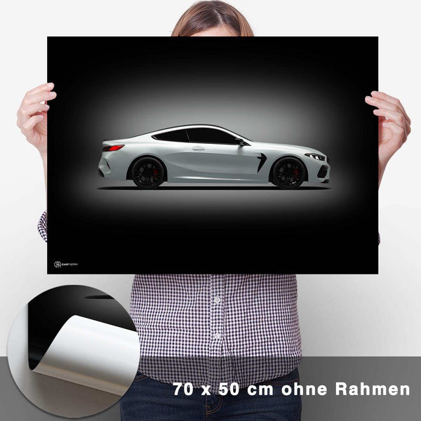 Lade das Bild in den Galerie-Viewer, M8 Poster Seite Dunkel - CARTISTRY
