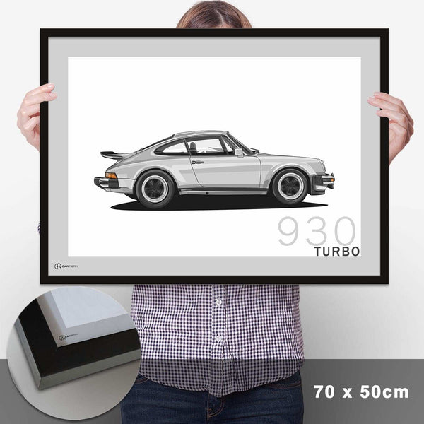 Lade das Bild in den Galerie-Viewer, 911 Turbo (930) Artwork Poster - Cartistry
