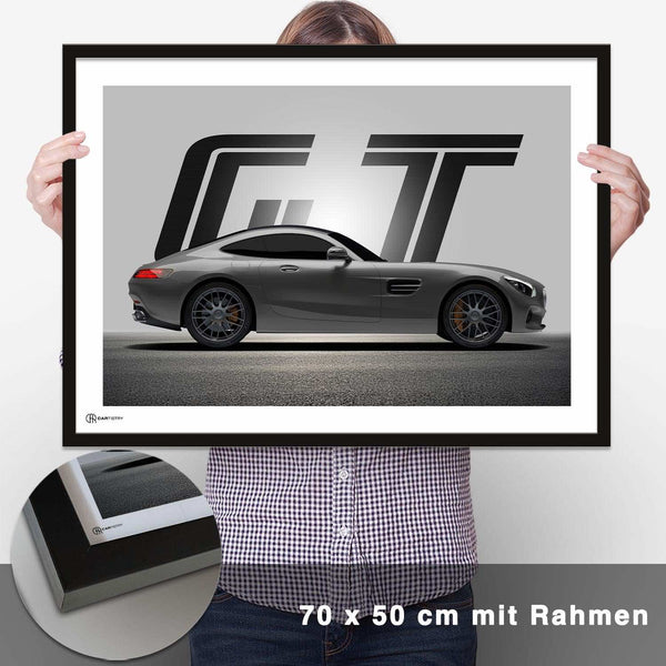 Lade das Bild in den Galerie-Viewer, AMG GT Poster - CARTISTRY
