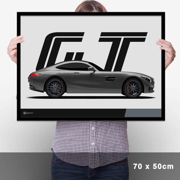 Lade das Bild in den Galerie-Viewer, AMG GT Poster - Cartistry
