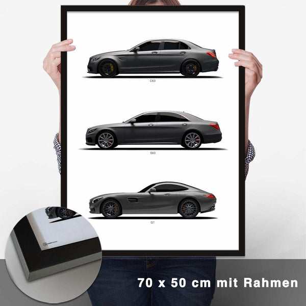 Lade das Bild in den Galerie-Viewer, AMG Generationen Poster - CARTISTRY
