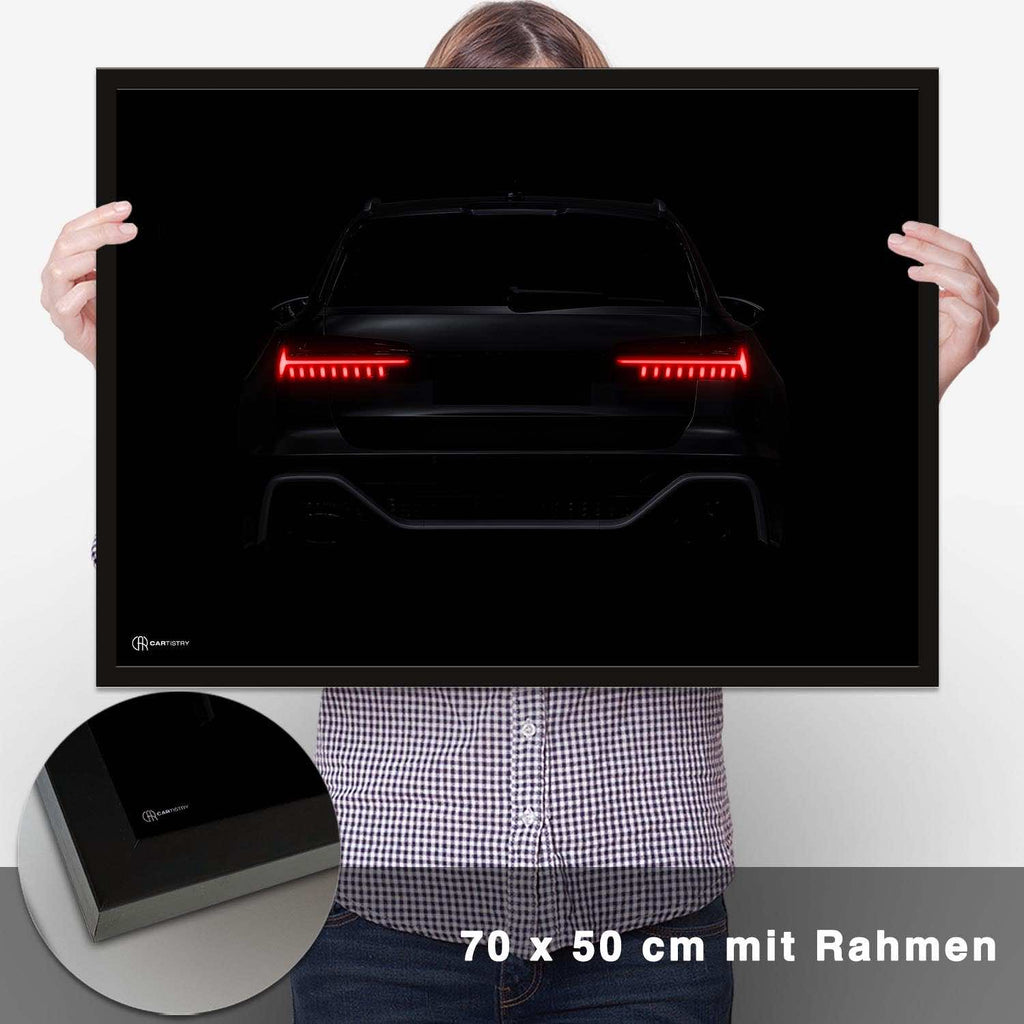 RS6 Neon Poster - CARTISTRY