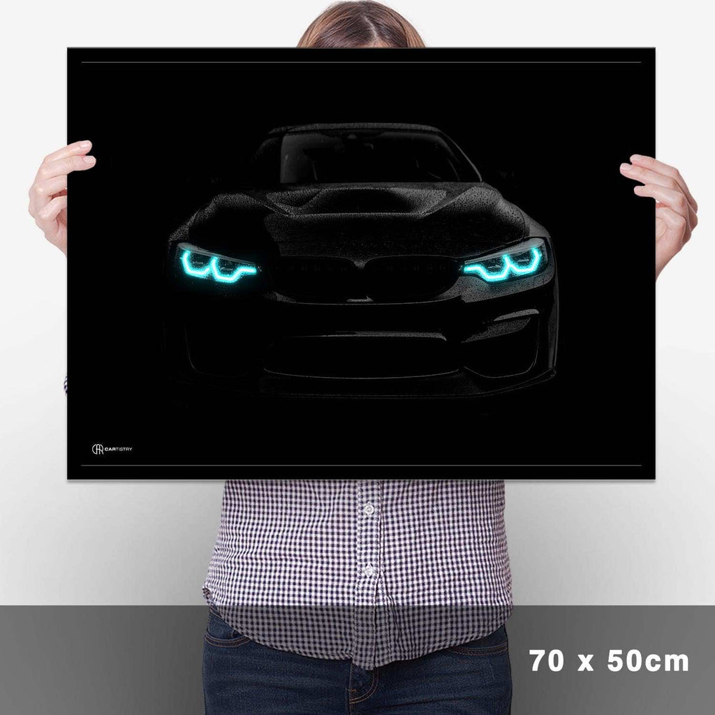 M4 Neon Poster - Cartistry