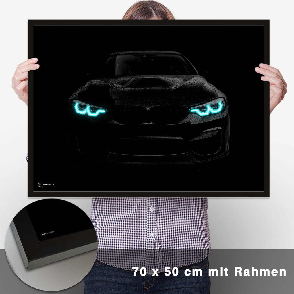 M4 Neon Poster - CARTISTRY