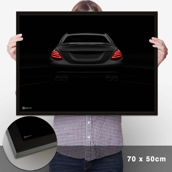 Lade das Bild in den Galerie-Viewer, C63 AMG Dark Heck Poster - Cartistry
