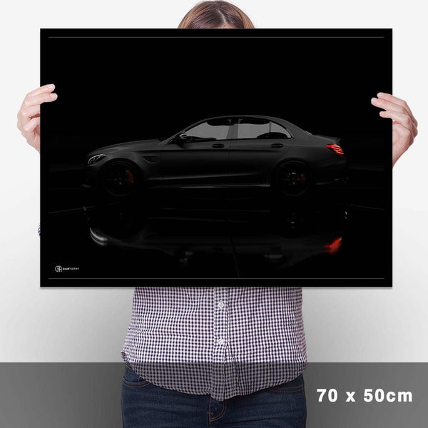 Lade das Bild in den Galerie-Viewer, C63 AMG Dark Seite Poster - Cartistry
