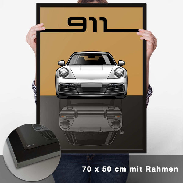 Lade das Bild in den Galerie-Viewer, 911 Front Poster - CARTISTRY
