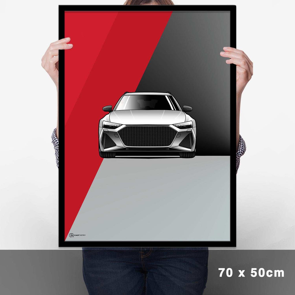 RS6 C8 Poster - Cartistry