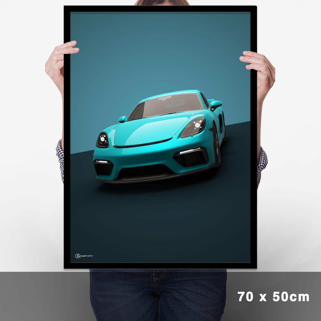 Cayman GT4 Poster - Cartistry