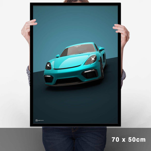 Lade das Bild in den Galerie-Viewer, Cayman GT4 Poster - Cartistry
