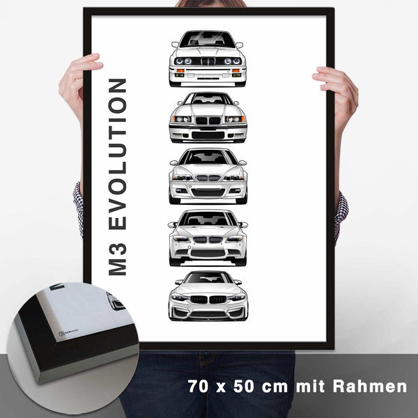 Lade das Bild in den Galerie-Viewer, M3 Generationen Poster Front - CARTISTRY

