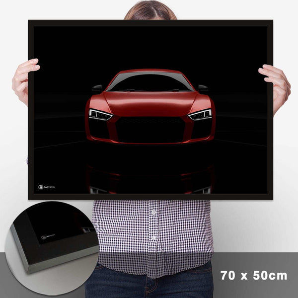 Lade das Bild in den Galerie-Viewer, R8 Dark Front Poster - Cartistry
