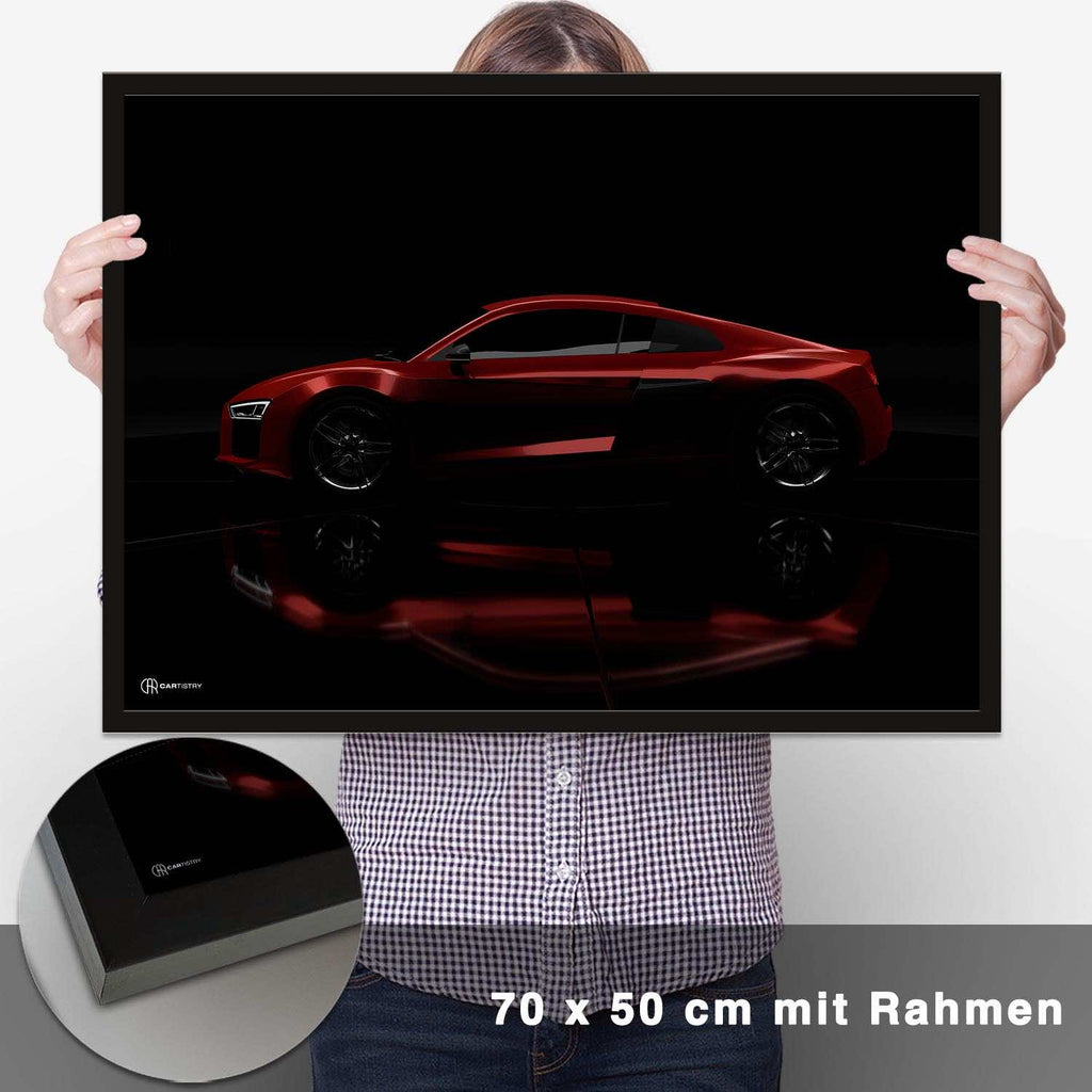 R8 Dark Seite Poster - CARTISTRY