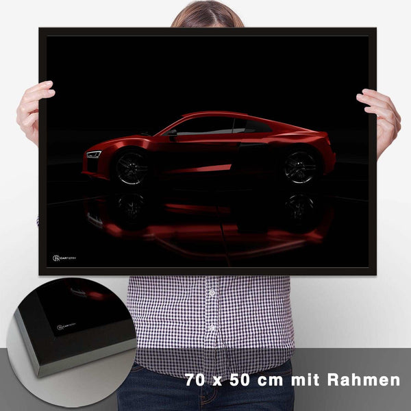 Lade das Bild in den Galerie-Viewer, R8 Dark Seite Poster - CARTISTRY
