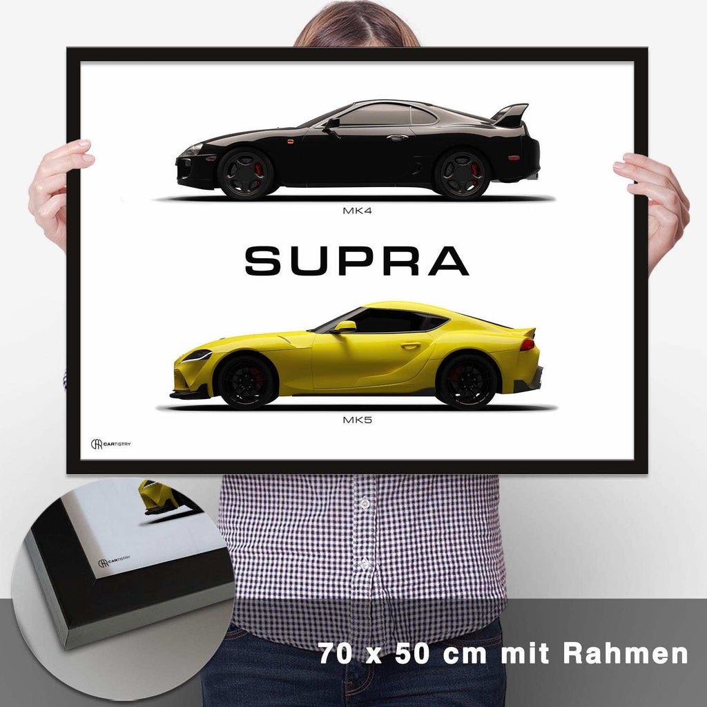 Supra MK4/MK5 Generationen Poster - CARTISTRY