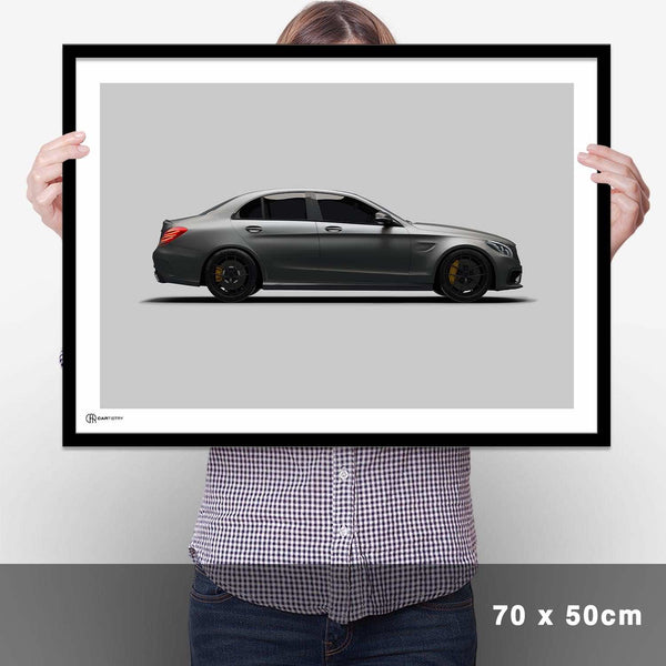 Lade das Bild in den Galerie-Viewer, C63 AMG Poster Seite - Cartistry
