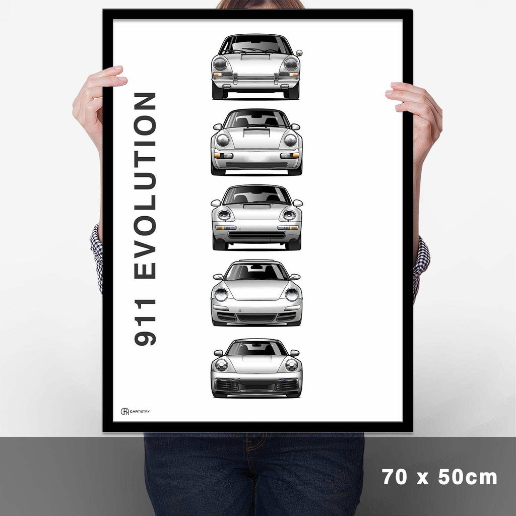 911 Generationen Poster - Cartistry