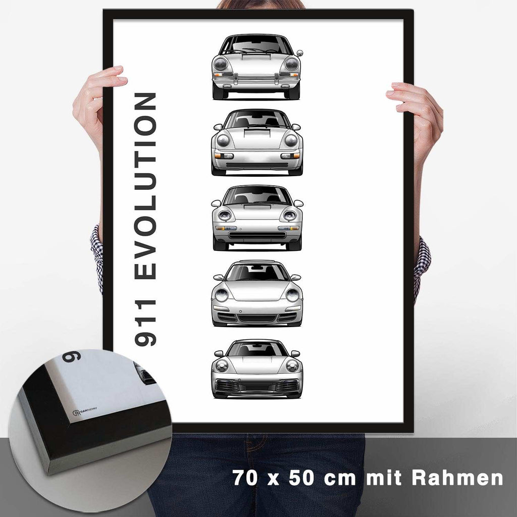 911 Generationen Poster - CARTISTRY