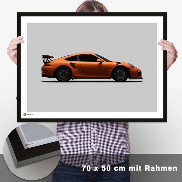 Lade das Bild in den Galerie-Viewer, 911 GT3 RS (991) Poster Seite - CARTISTRY
