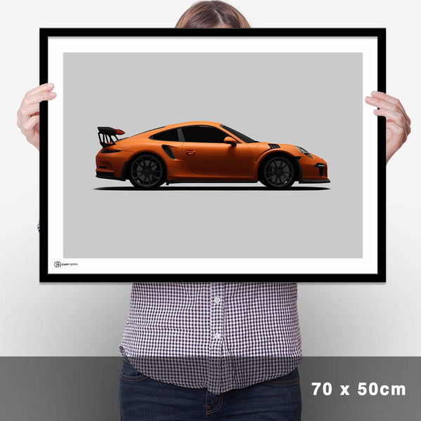 Lade das Bild in den Galerie-Viewer, 911 GT3 RS Poster Seite - Cartistry
