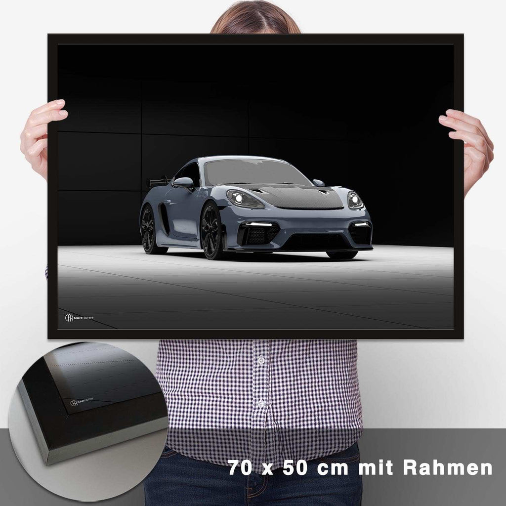 Cayman GT4 RS Poster - CARTISTRY