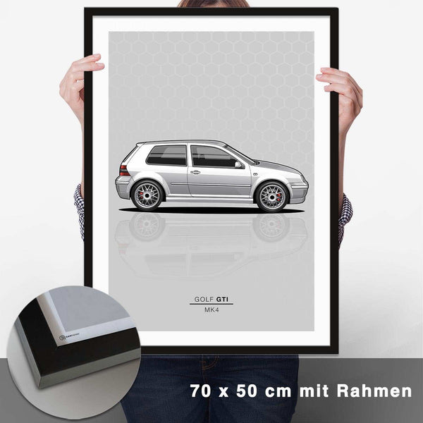 Lade das Bild in den Galerie-Viewer, Golf 4 GTI Poster - CARTISTRY
