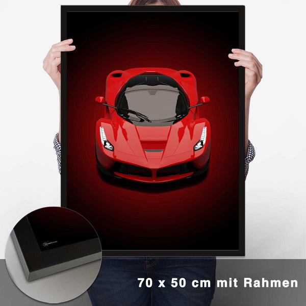 Lade das Bild in den Galerie-Viewer, LaFerrari Poster Front - CARTISTRY
