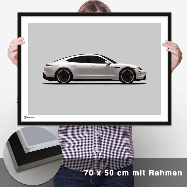 Lade das Bild in den Galerie-Viewer, Taycan Poster Seite - CARTISTRY
