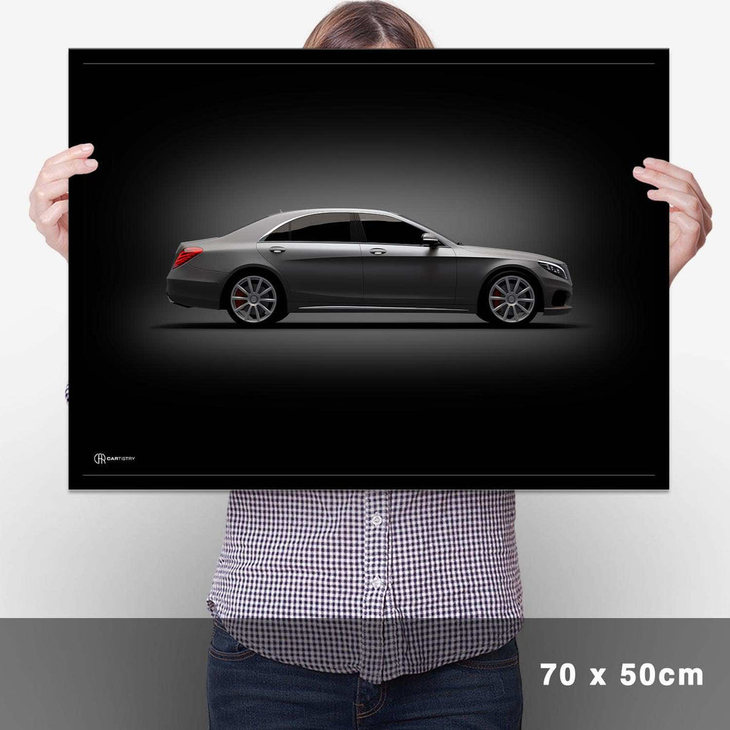 S63 AMG Poster Seite Dunkel - Cartistry