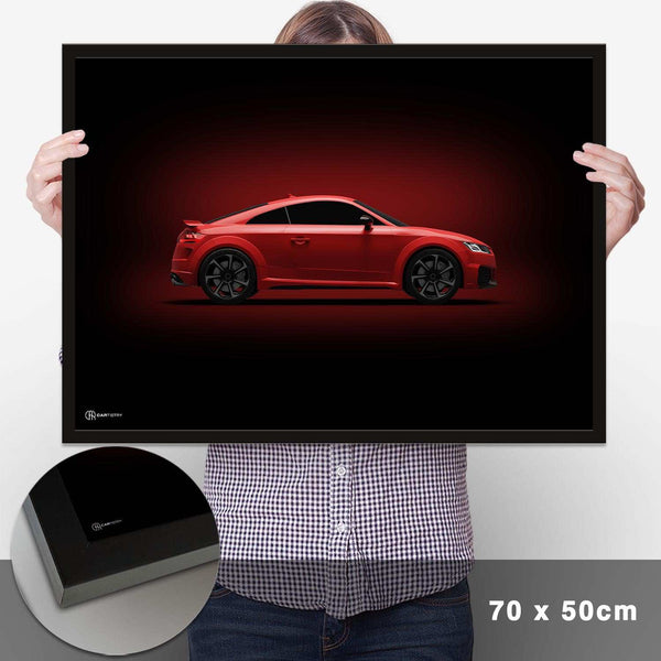 Lade das Bild in den Galerie-Viewer, TT RS Poster Seite Dunkel - Cartistry
