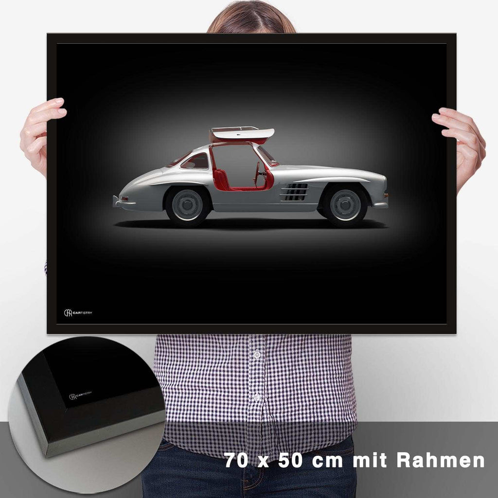 300 SL Poster Seite Dunkel - CARTISTRY