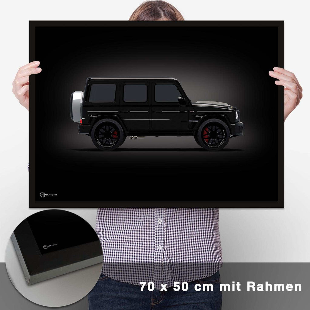 G63 AMG Poster Seite Dunkel - CARTISTRY