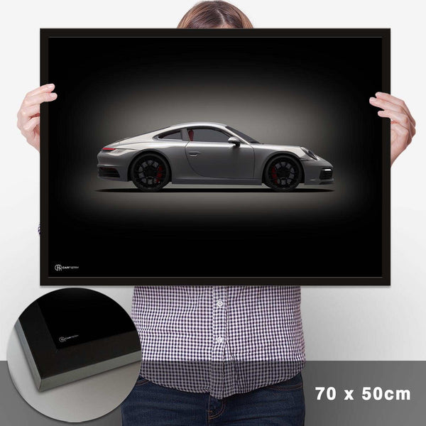 Lade das Bild in den Galerie-Viewer, 911 (992) Poster Seite Dunkel - Cartistry
