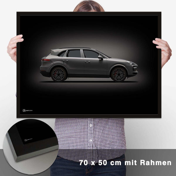 Lade das Bild in den Galerie-Viewer, Cayenne Poster Seite Dunkel - CARTISTRY
