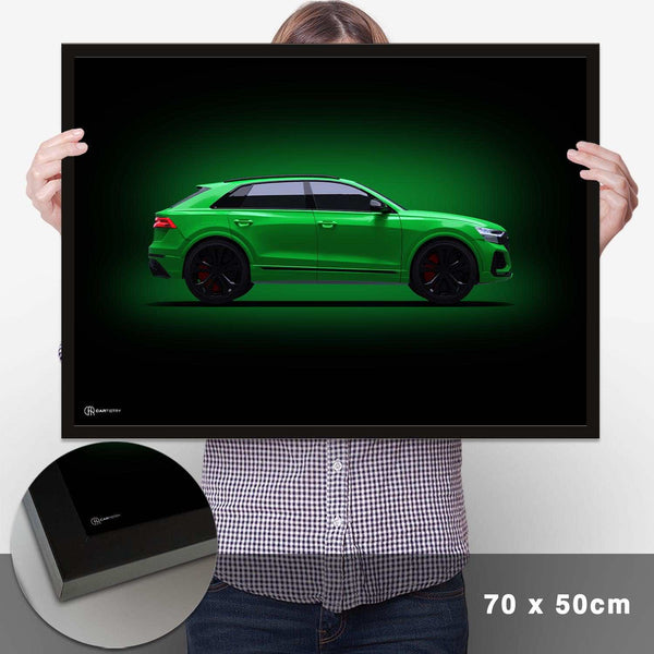 Lade das Bild in den Galerie-Viewer, RS Q8 Poster Seite Dunkel - Cartistry
